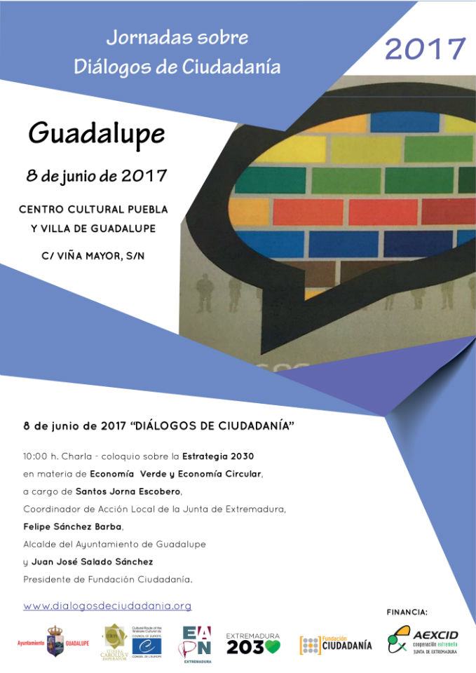 Cartel Primer Diálogo de Ciudadanía en Guadalupe