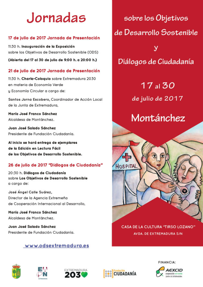 Cartel Primer Diálogo de Ciudadanía en Montánchez